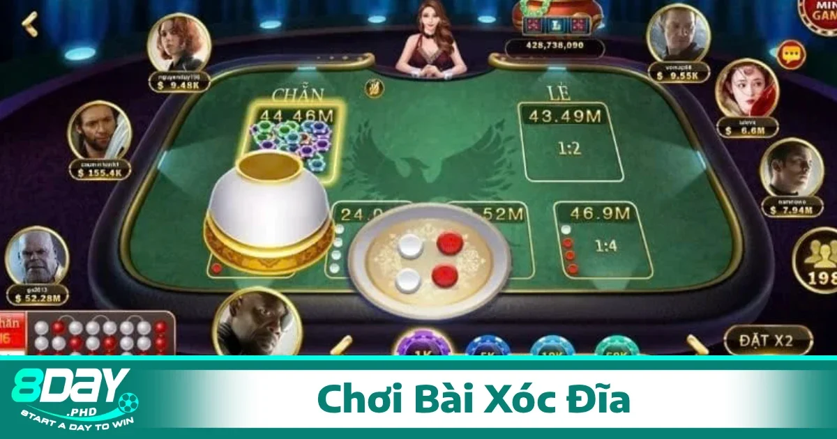 Trong game bài xóc đĩa online, các hình thức cược càng đa dạng thì khả năng chiến thắng cao hơn cho người chơi