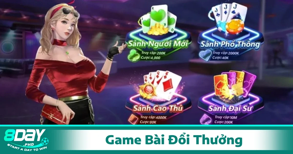 Tham gia game bài đổi thưởng 8Day siêu hấp dẫn và lôi cuốn