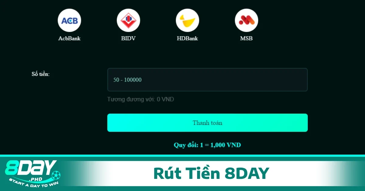 Khi có sự chuẩn bị kỹ càng sẽ giúp quá trình rút tiền 8Day diễn ra thuận lợi