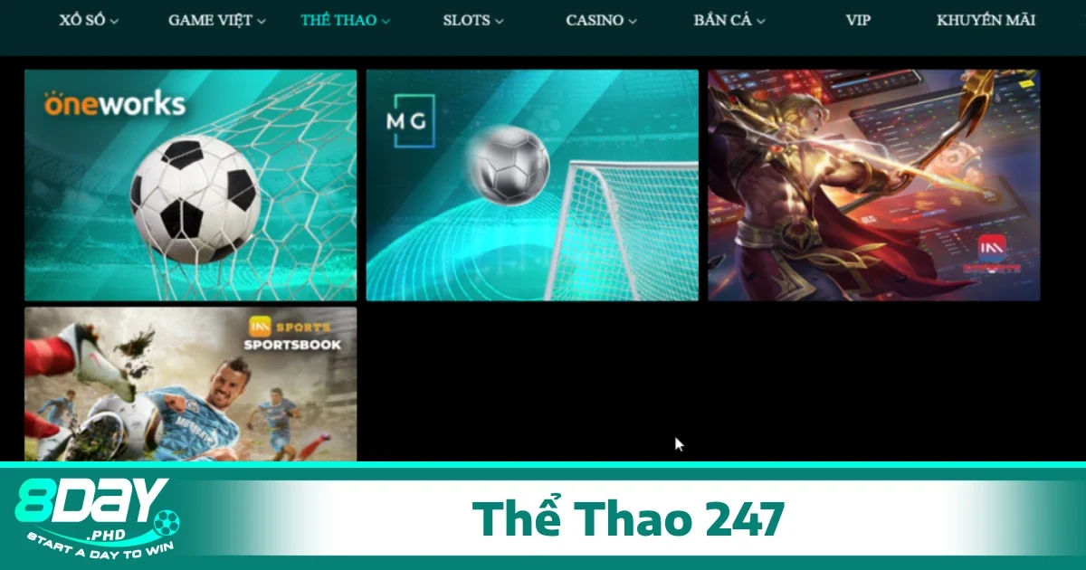 Thể thao 247 đã trở thành một phần không thể thiếu trong cuộc sống của nhiều người yêu thể thao cũng như các dân chơi cá cược.